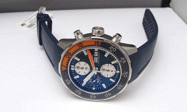 IWC アクアタイマー クロノ IW376704 ブルー 自動巻き